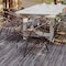 Flash Furniture Lila Bronze Metal Restaurant Stack Chair with Metal Slats TLH-017C-BZ-GG - alternate 7
